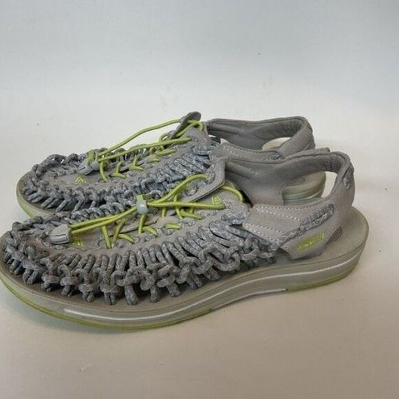 Keen Uneek Round Cord Bungee Sport Sandal Women Size 10 Rock Gray - Picture 13 of 14